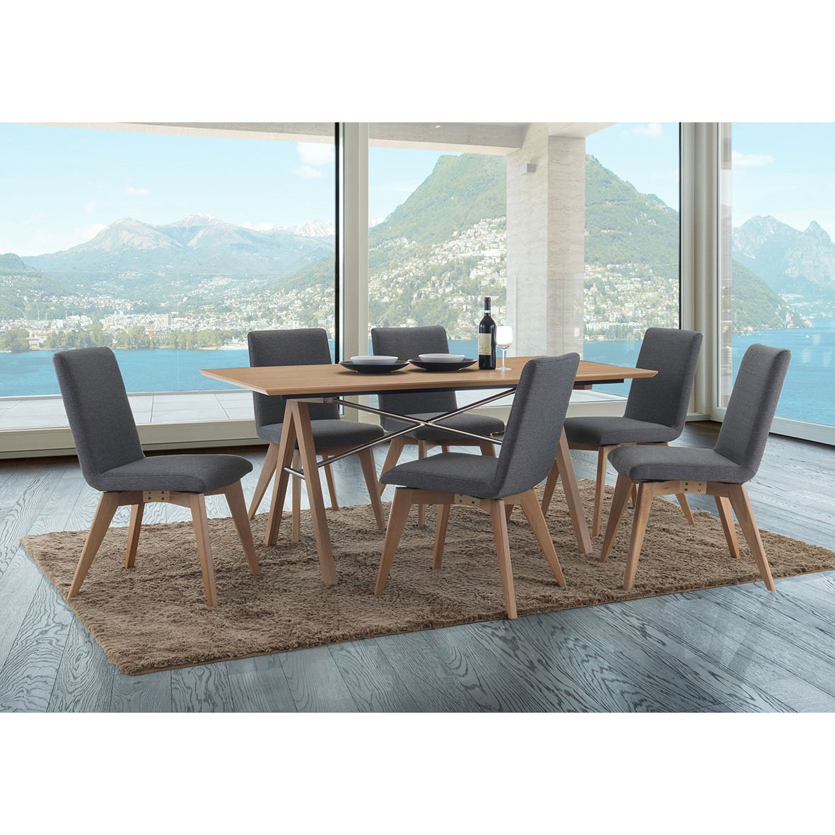 Wooden Table With Grey Chairs / How To Match A Dining Table With The