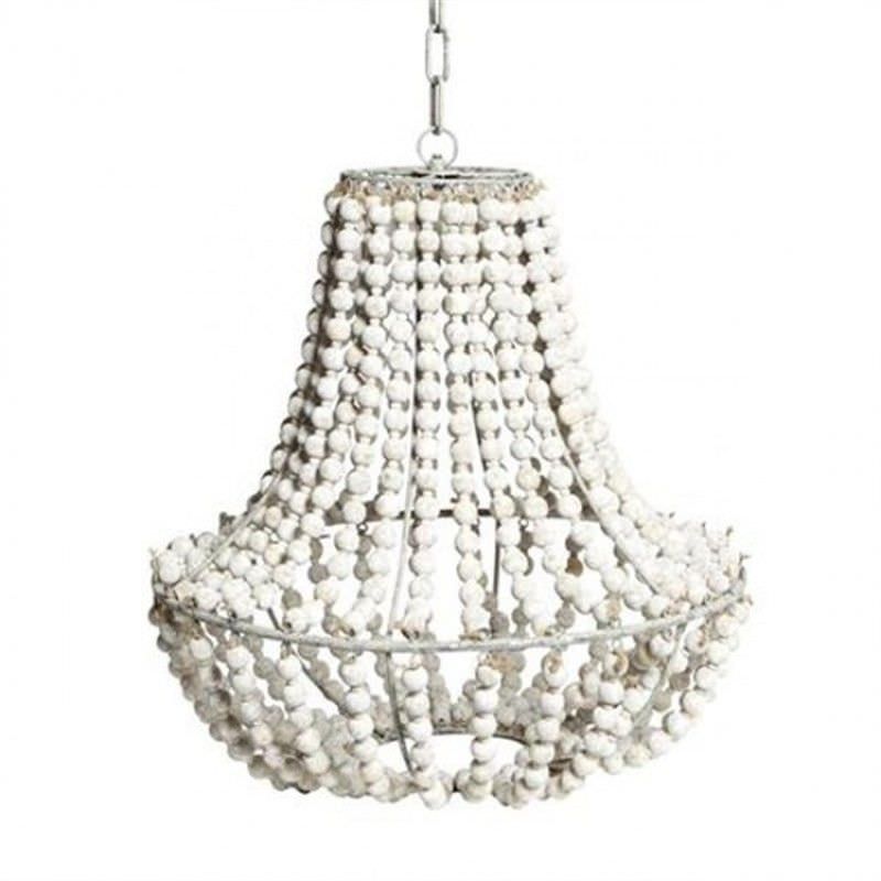 Aotea Timber Beaded Pendant Light