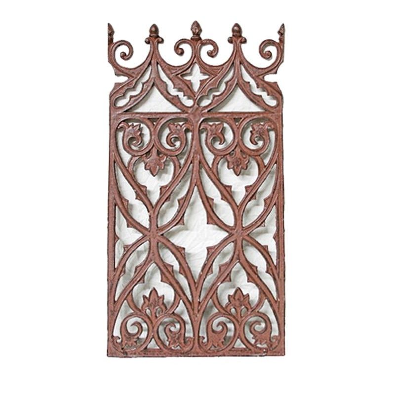 Irmine-Cast-Iron-Wall-Decor---Antique-Rust