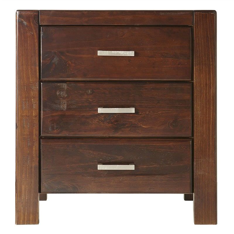 Wellsburg Solid New Zealand Pine Bedside Table