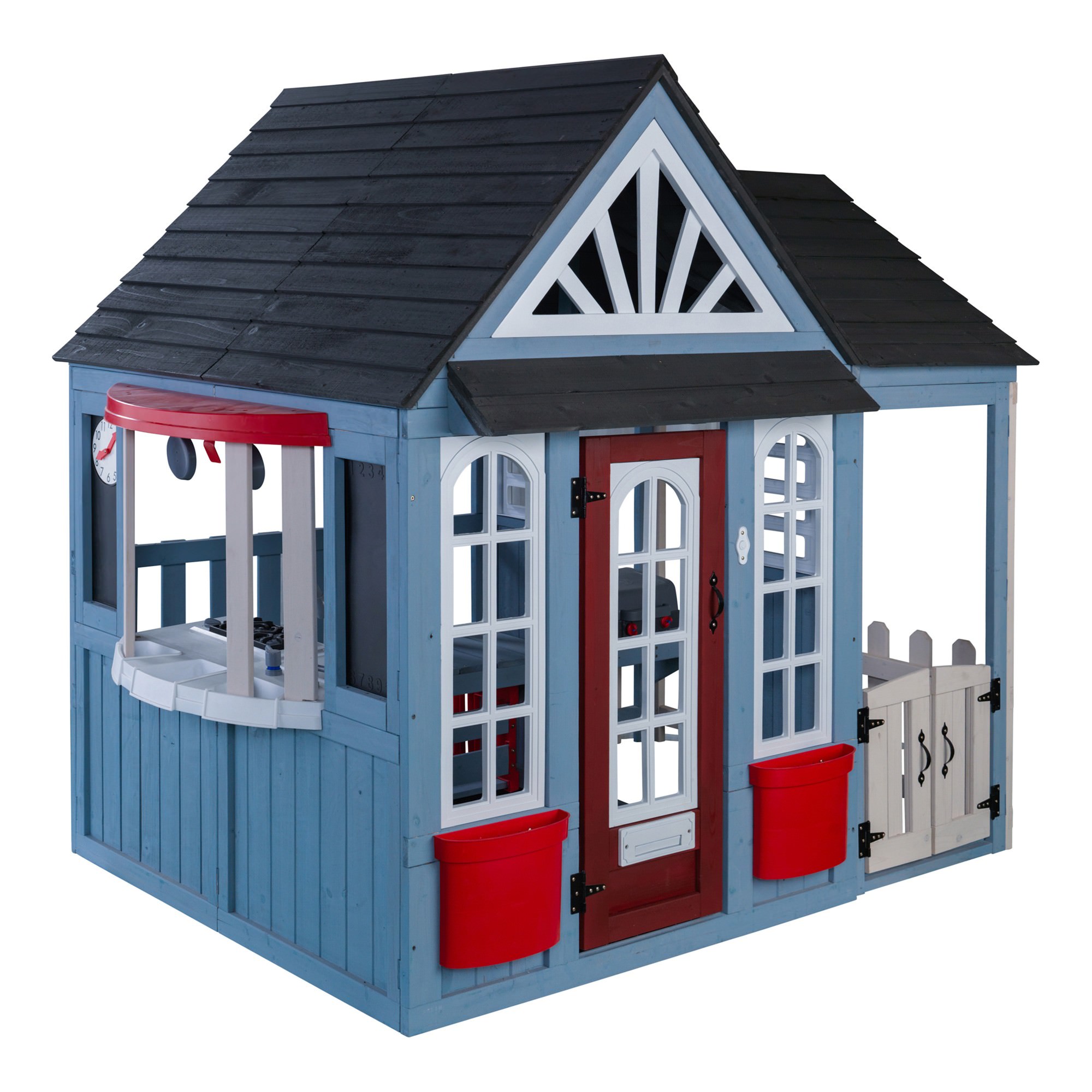 Kidkraft Timber Trail Wooden Outdoor Playhouse