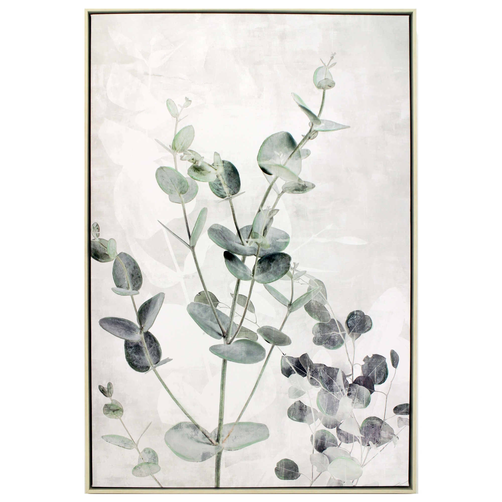 "Eucalyptus Impression" Framed Canvas Wall Art, No.2, 90cm