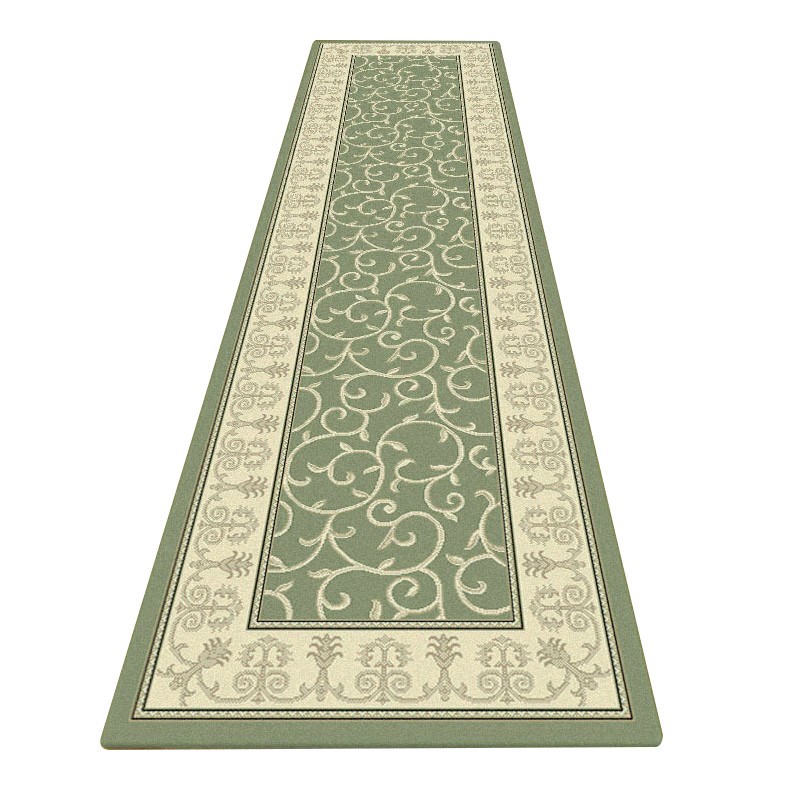 Palais Kazak Oriental Runner Rug 80x300cm Green
