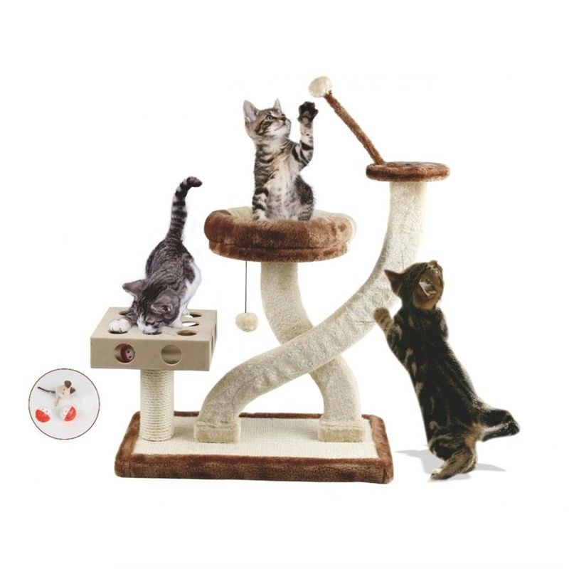 Multi Level Cat Scratcher Tree 79cm