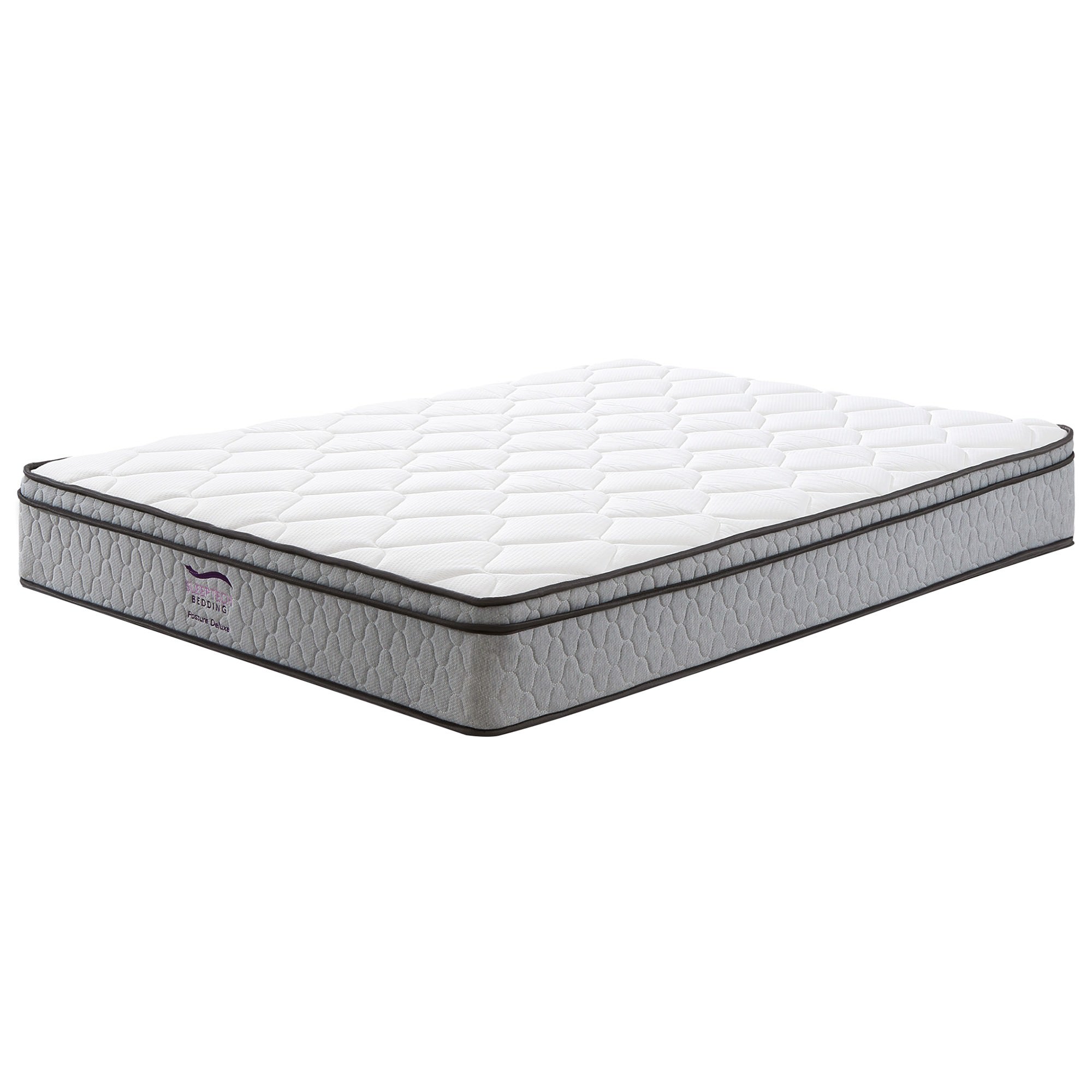 DreamHub Deluxe Bonnell Spring Mattress, Gusset Top, King Single