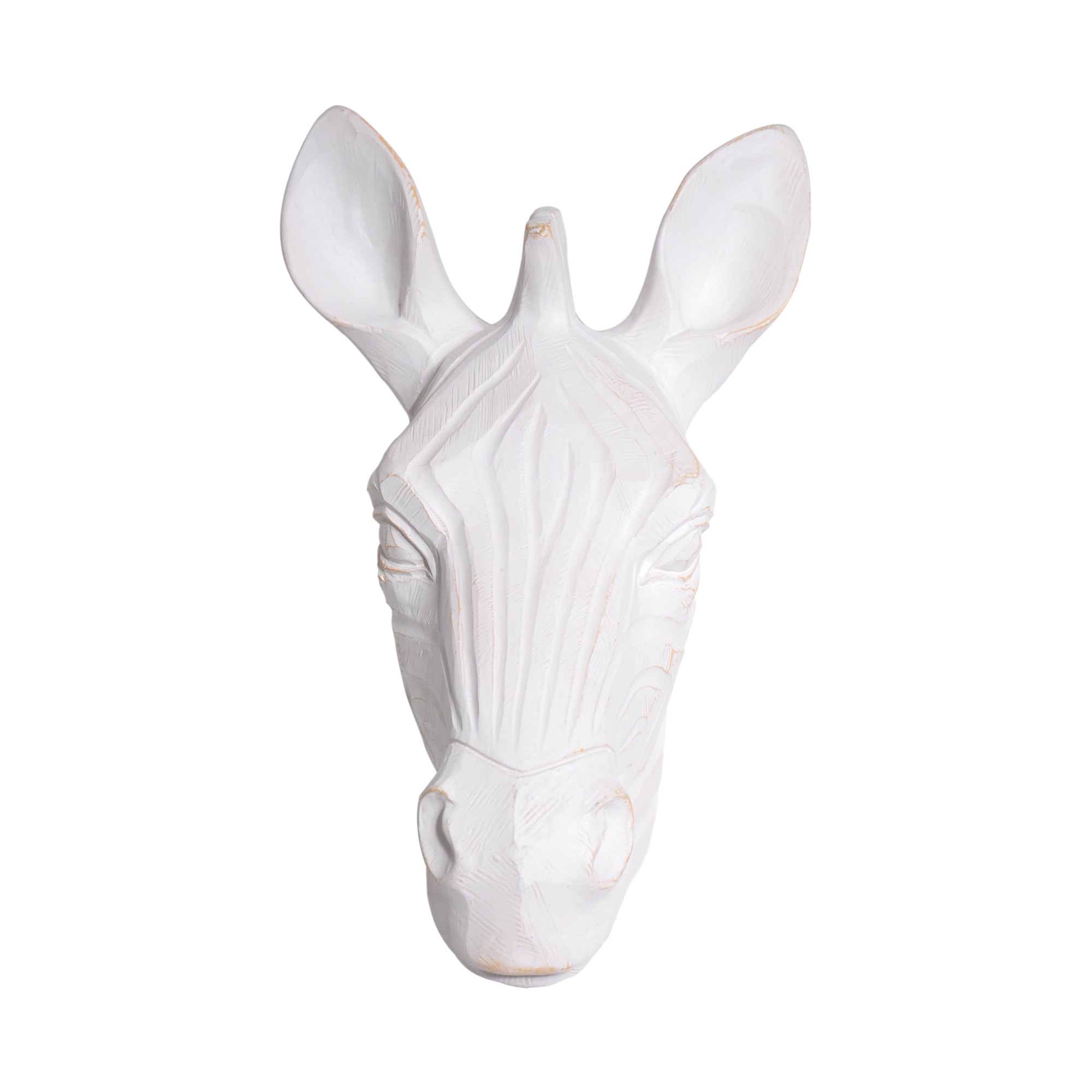 Mendez Animal Head Wall Sculpture, Zebra