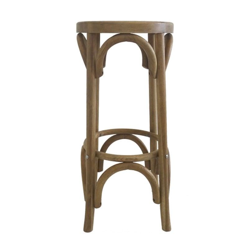 Marshall Solid Oak Timber Bar Stool