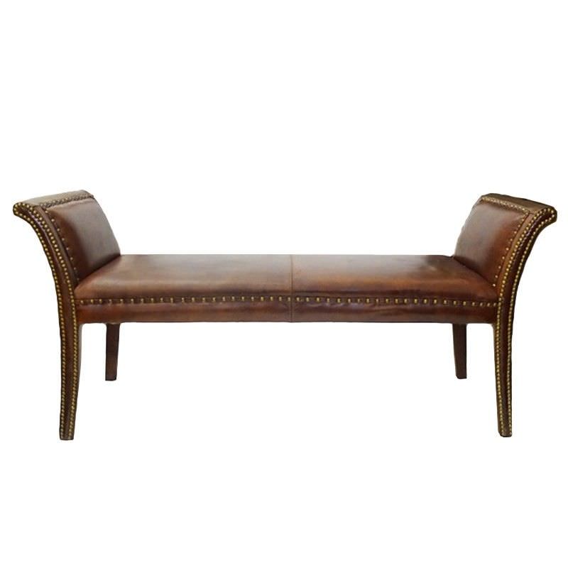 Rockford Vintage Leather Bench Seat