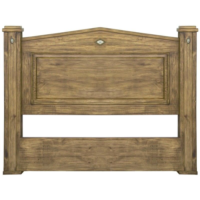 Suffolk Solid Pine Timber Bed Head, Queen