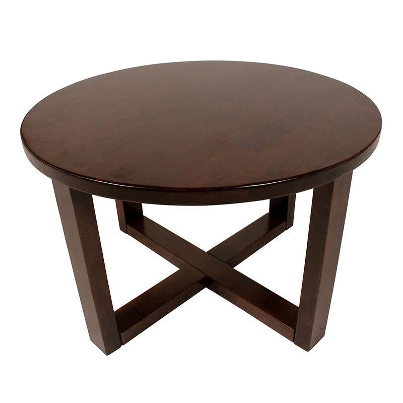 Chunk Commercial Grade 70cm Coffee Table Walnut