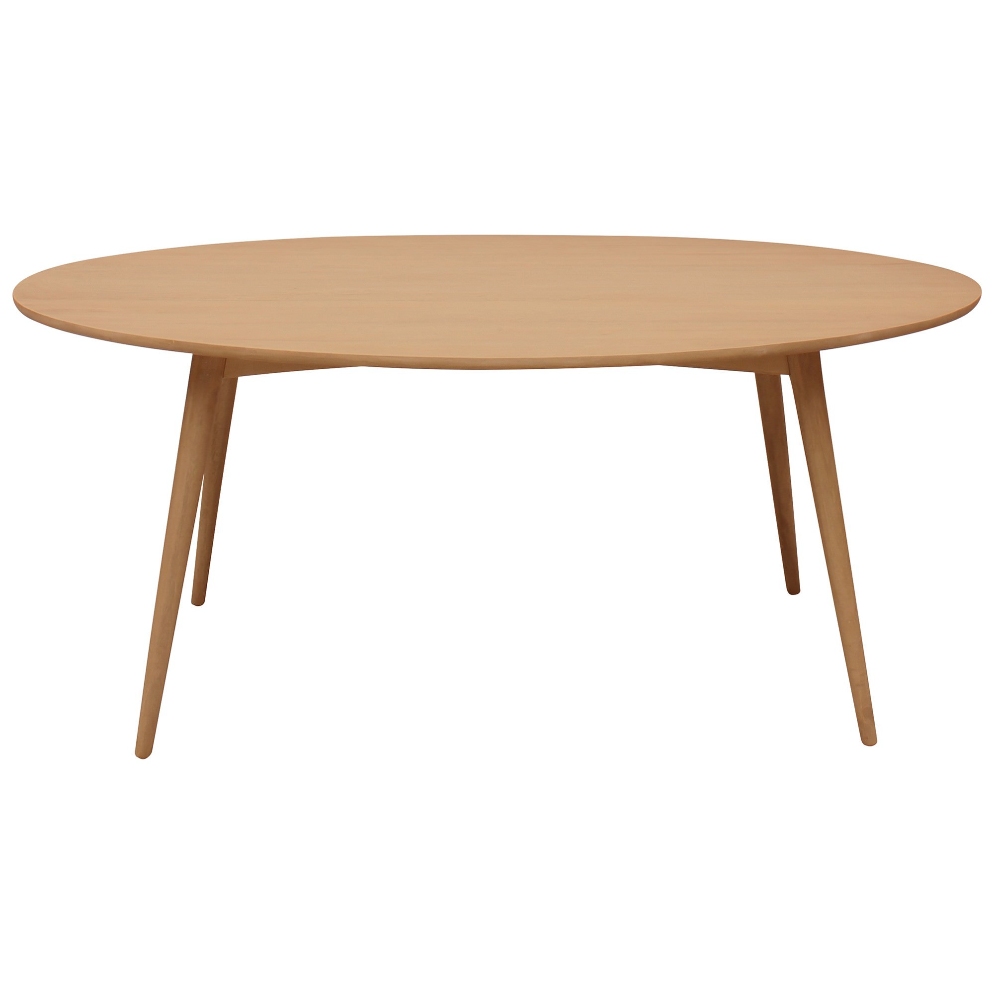 Molton Hand Crafted Mango Wood Timber Oval Dining Table, 180cm