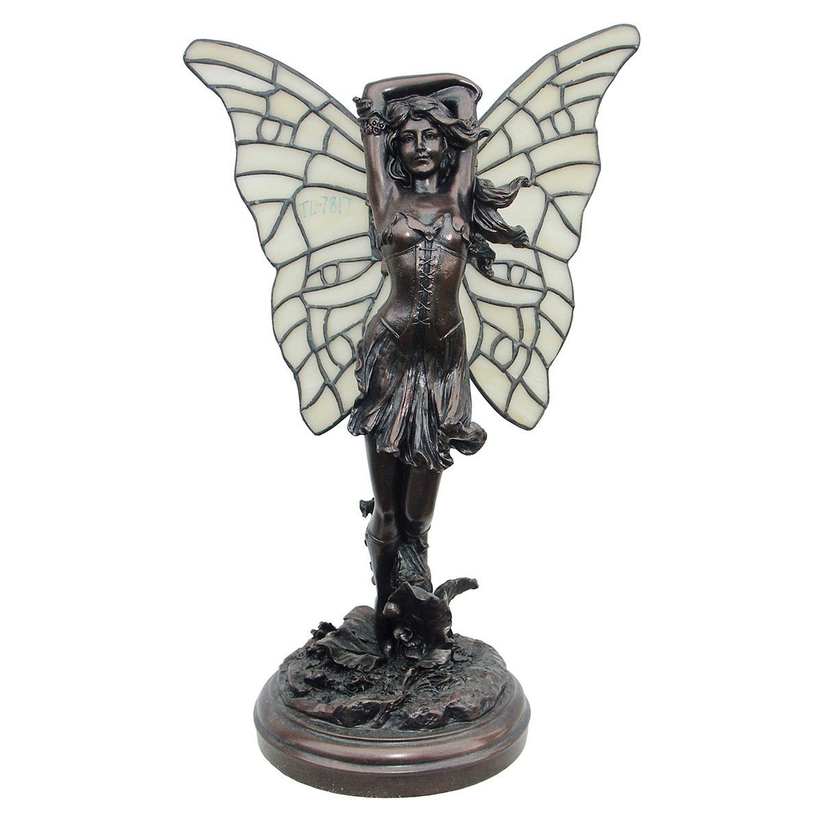 Fairy Figurine Decor Lamp, Standing, Dark Bronze