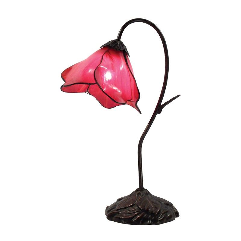 Lily of The Valley Tiffany Style Stained Glass Flower Table Lamp