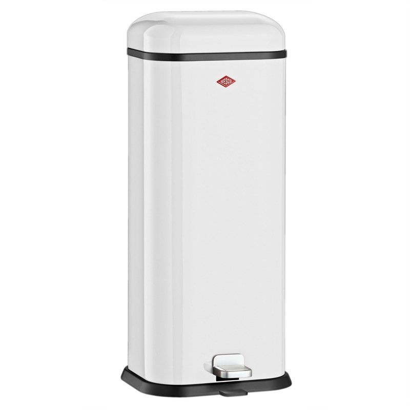 Wesco Super Boy Steel 20L Disposal Bin, White