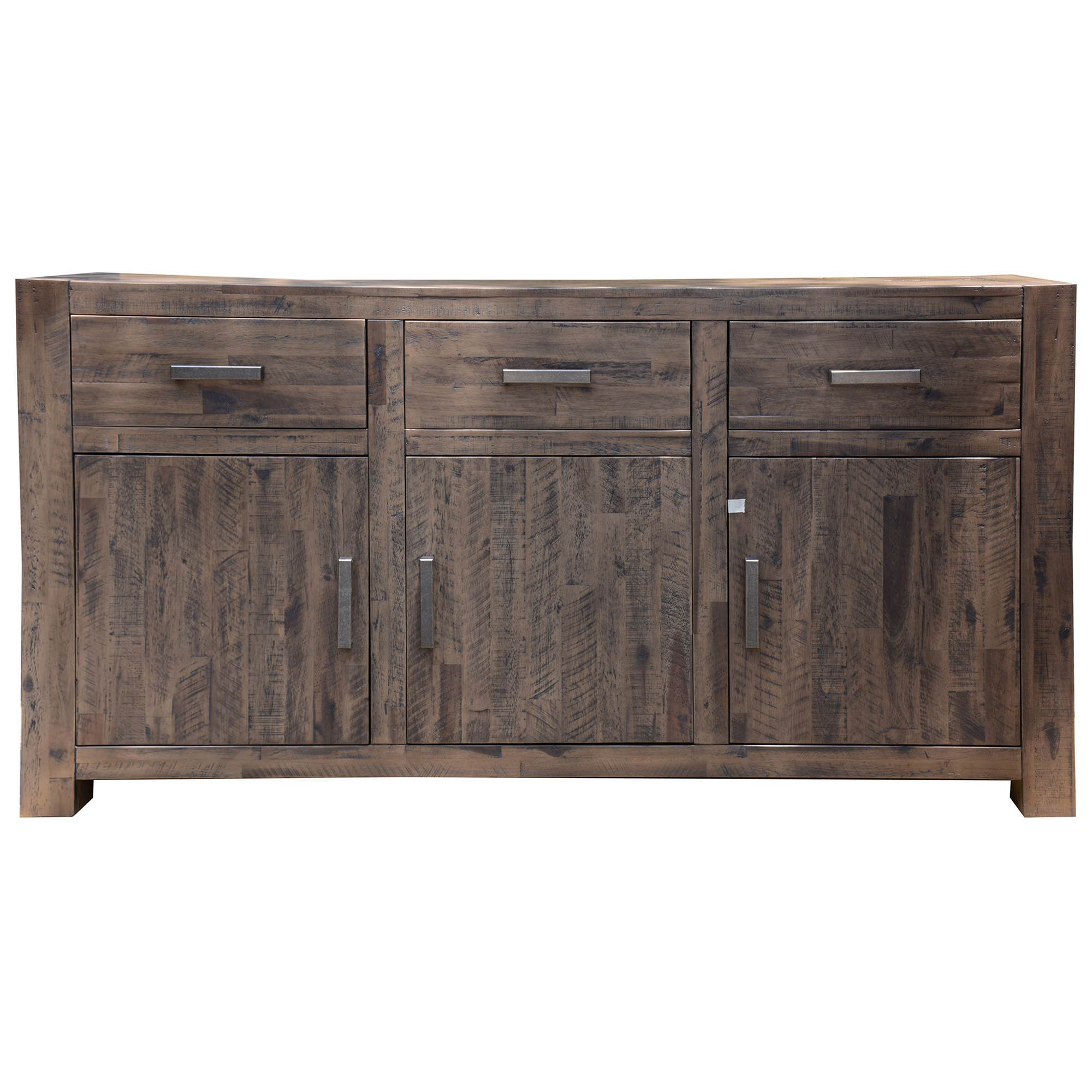 Sedgman Acacia Timber 3 Door 3 Drawer Buffet Table 162cm
