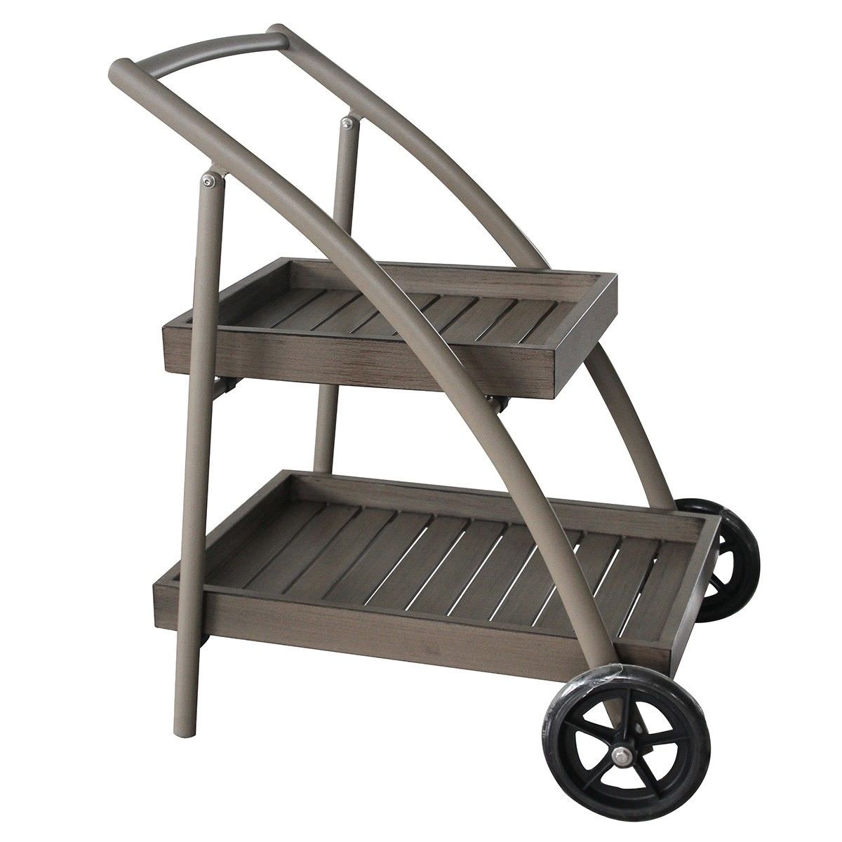 Ruby Aluminium Outdoor Drinks Trolley, Champagne