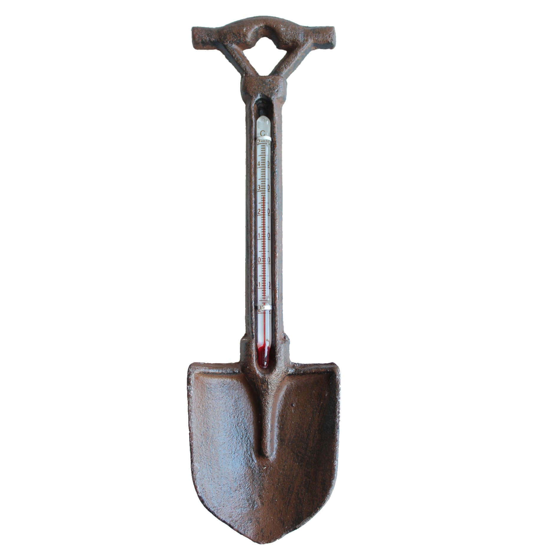 Cast Iron Spade Garden Thermometer
