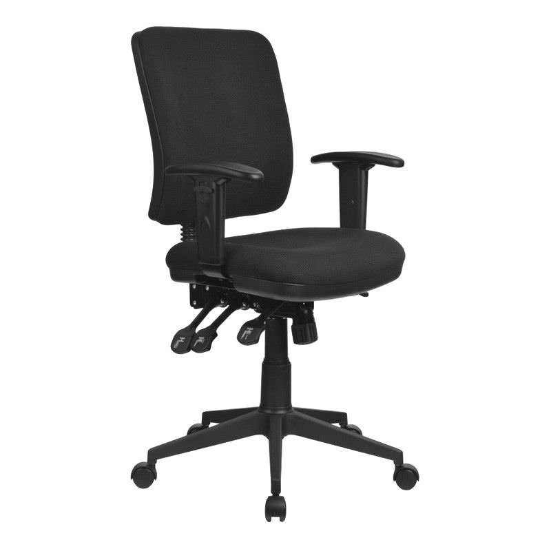 Aviator Fabric Office Chair With Arms