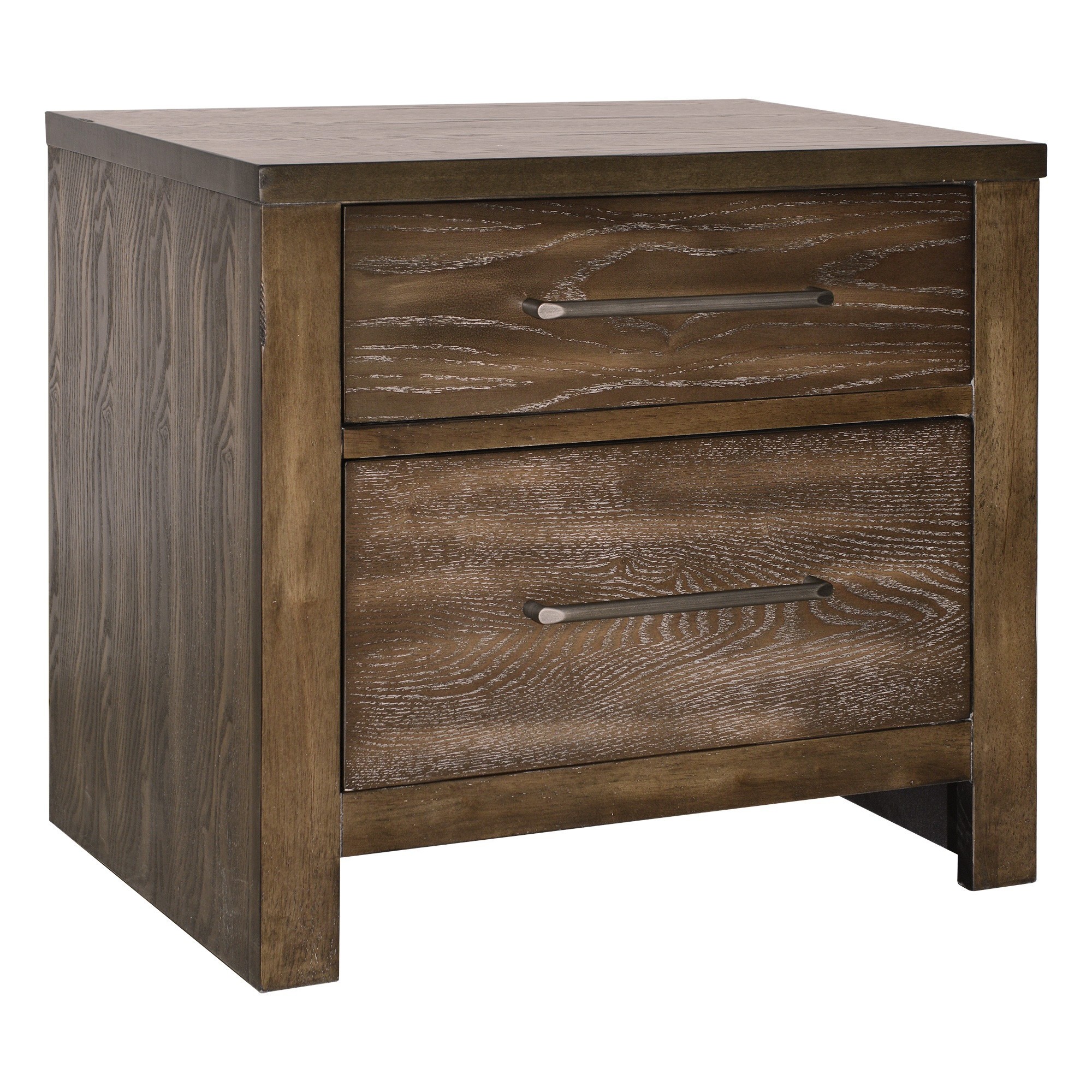 Arlington Rubberwood Timber Bedside Table