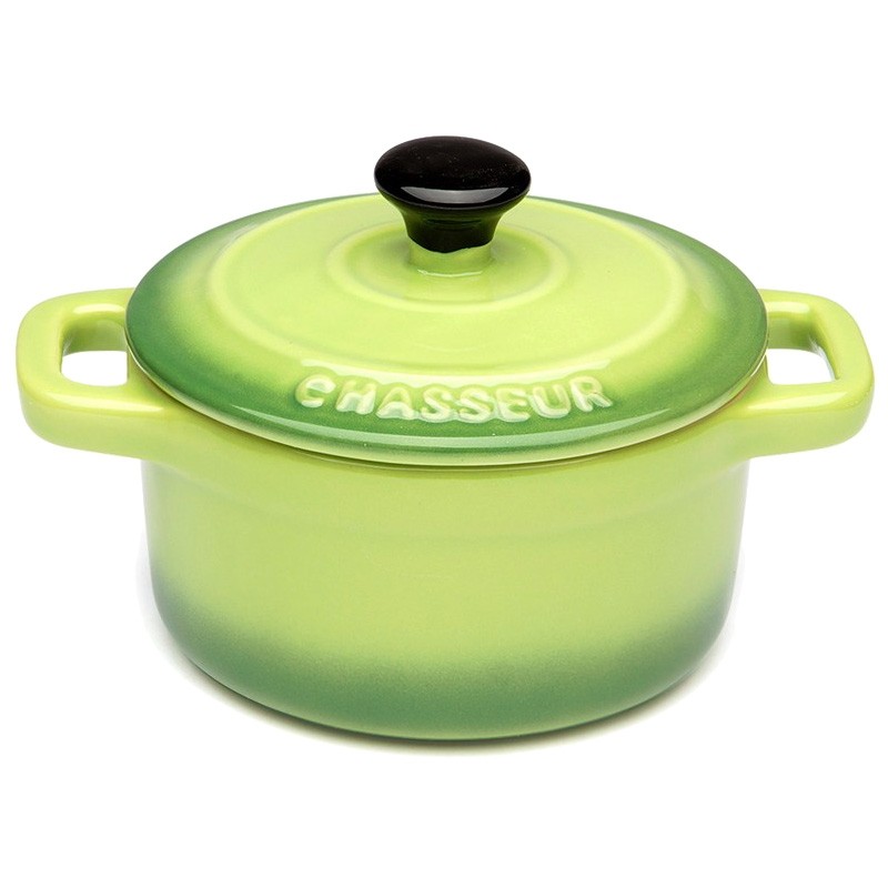 Chasseur La Cuisson Mini Cocotte, 10cm, Apple Green