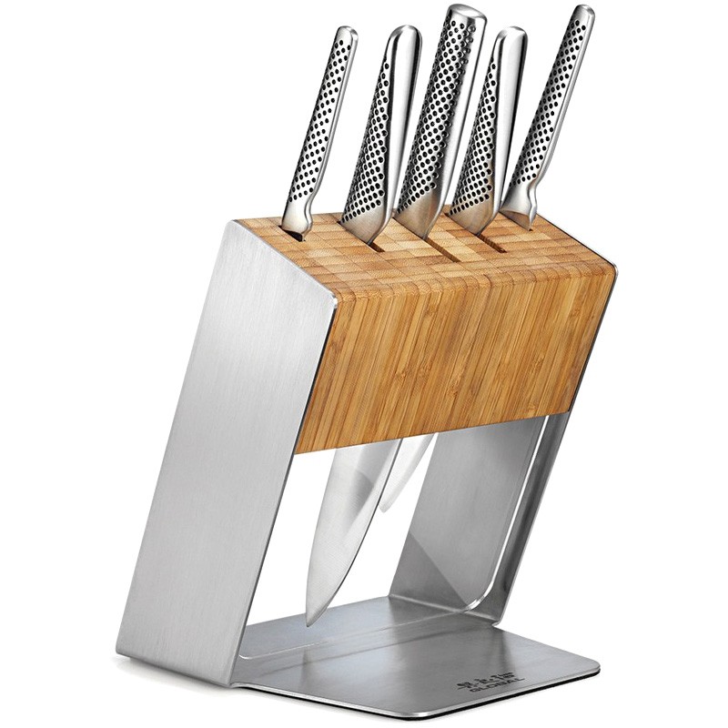 Global Katana 6 Piece Knife Block Set