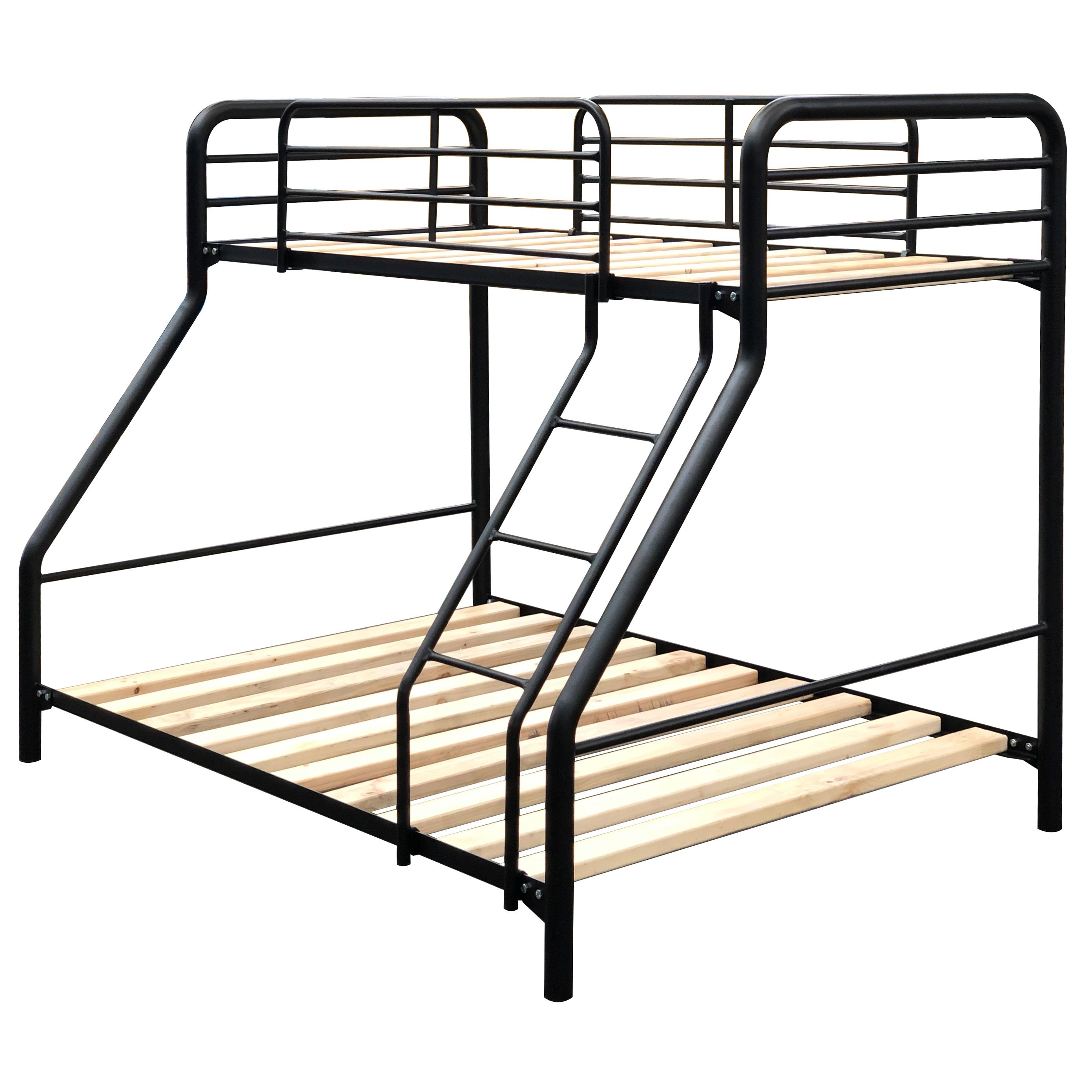 Tubeco Trio MKII Australian Made Metal Bunk Bed, Matt Black