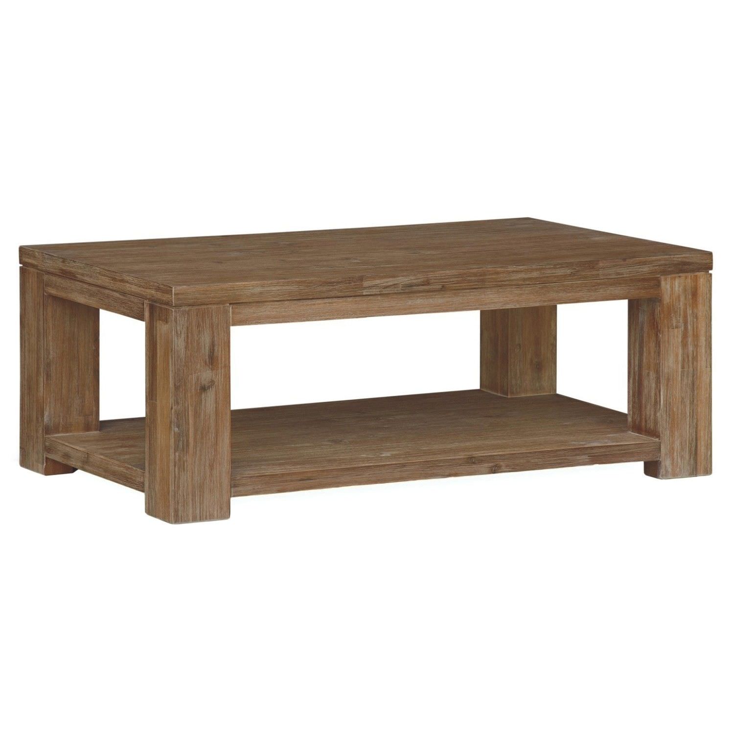 Ashton Solid Acacia Timber 120cm Coffee Table