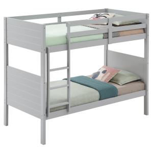 Welling Wooden Bunk Bed, Single, Grey
