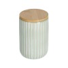 Irizar Ceramic Round Canister with Lid, Large